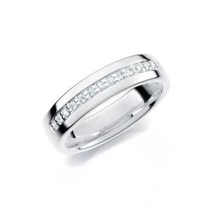 Bilde av GD250H5 - Hvitt gull giftering med diamant 0,14 
